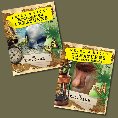 Weird & Wacky Endangered Creatures 1 & 2 Print Book Bundle